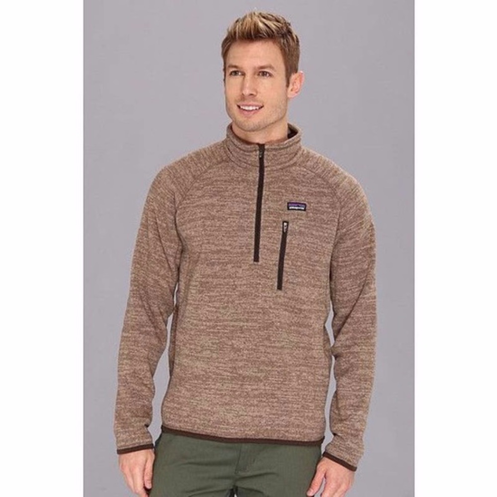 PATAGONIA Brown Better Sweater 1/4 Zip Pullover